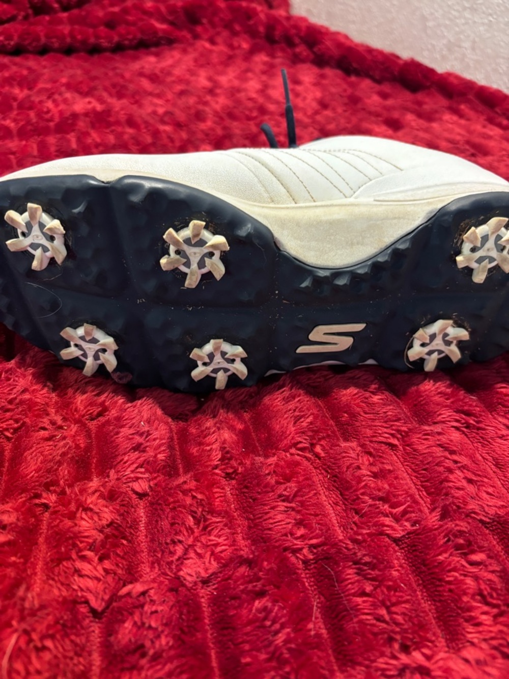 Skechers Men’s Go Golf Torque Pro White Navy Lace-Up Athletic Shoes Size 8.5 - Picture 5 of 11
